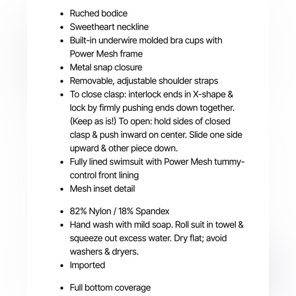 Swimsuits For All Bright Floral Ruched Underwire One Piece Swimsuit Women 20 NWT - Picture 13 of 15